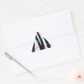 Sticker Triangulaire Zèbre (Enveloppe)
