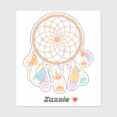 Sticker Tribal Boho Dreamcatcher 2 (Feuille)