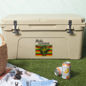 STICKER TRIBAL SHAKA (HANG LOOSE) ALOHA HAWAII KANAKA BG (Glacière)