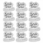 Sticker Tribu de la Mariée Personnalisée Enterrement de Vi (Devant)