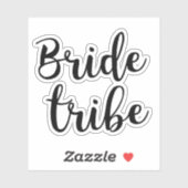 Sticker Tribu de mariée mignonne (Feuille)