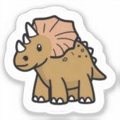 Sticker Triceratops (Recto)