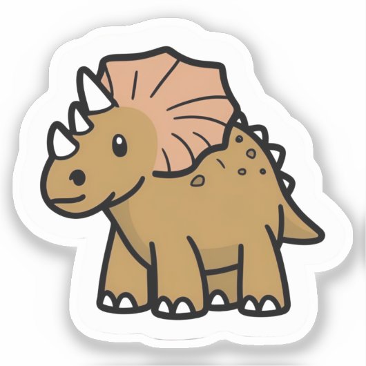 Sticker Triceratops (Recto)