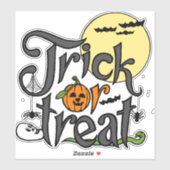 Sticker trick | Halloween design (Feuille)
