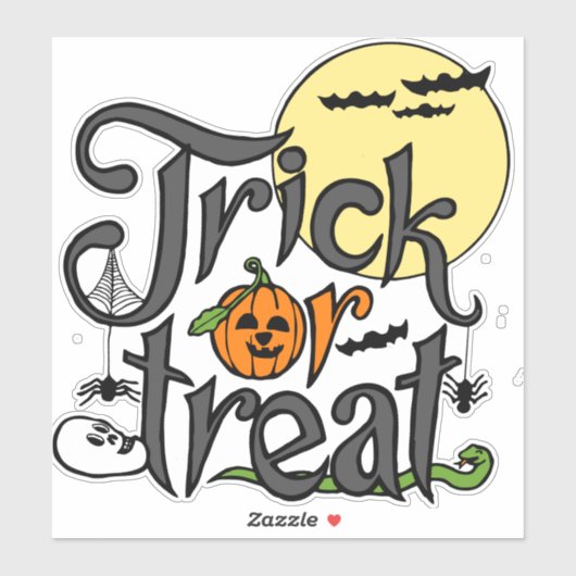 Sticker trick | Halloween design (Feuille)