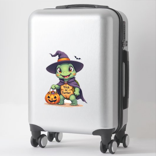 Sticker Trick-or-Turtle (Sur valise)