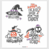Sticker Tricks, Treats & Tiny Frights (Feuille)