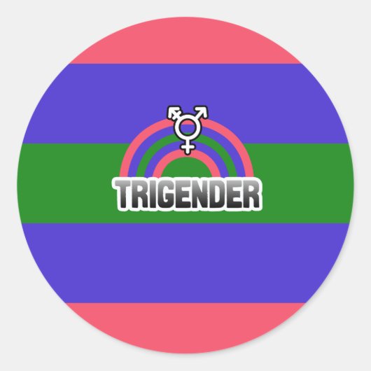 STICKER TRIGENDER RAINBOW (Devant)