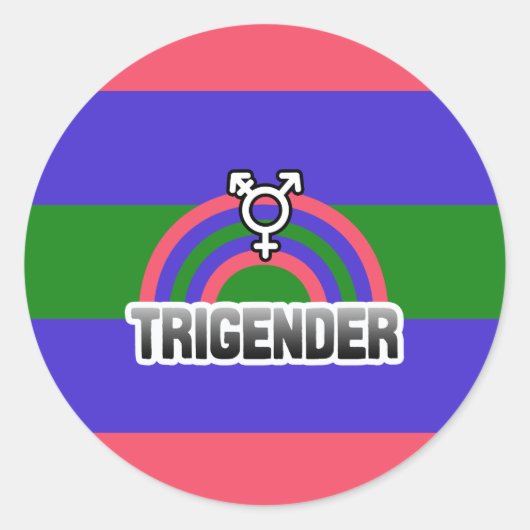 STICKER TRIGENDER RAINBOW (Devant)