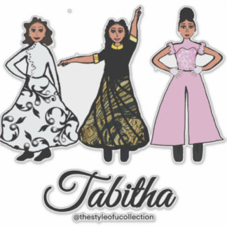 Sticker Trio de danseuses de louange #2