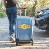 Sticker Trio de tournesol personnalisé (Valise Insitu)