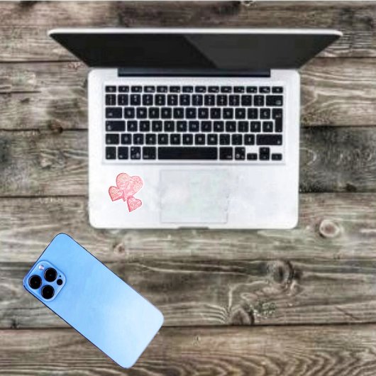 Sticker Trio en dentelle vintage