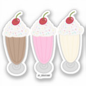 Sticker Trio Milkshake (Recto)