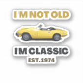 Sticker Triomphe classique Spitfire Je suis Tshirt classiq (Devant)