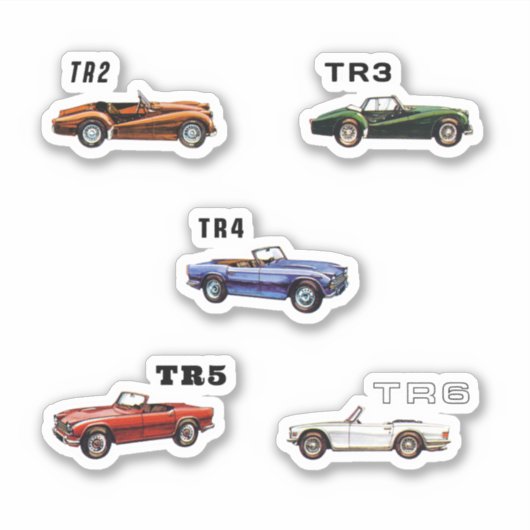 Sticker Triomphe TR2 - TR6 (Devant)