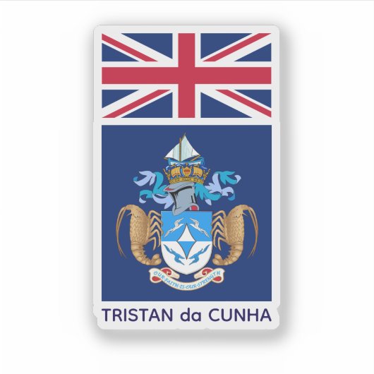 Sticker Tristan da Cunha (Devant)