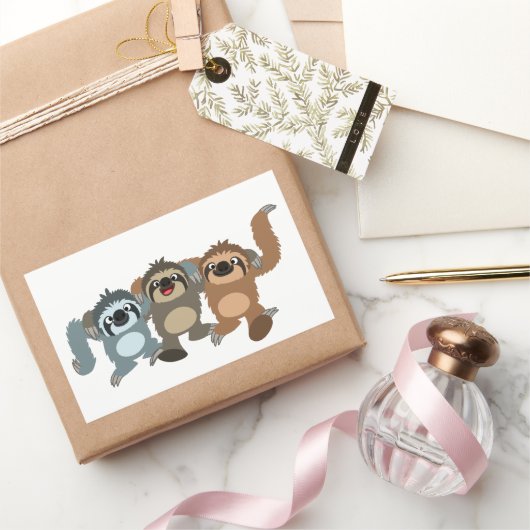 Sticker trois mignons emplacements de dessin (Cadeaux)