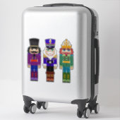 Sticker Trois noix de cou | Décor de Noël (Sur valise)