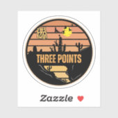 Sticker Trois Points, Arizona (Feuille)