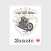 Sticker Trois soeurs tordues, tx 335, tx 336, tx 337 route (Feuille)