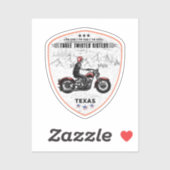 Sticker Trois soeurs tordues, tx 335, tx 336, tx 337 route (Feuille)