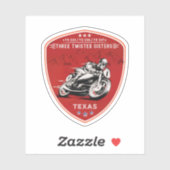 Sticker Trois soeurs tordues, tx 335, tx 336, tx 337 route (Feuille)