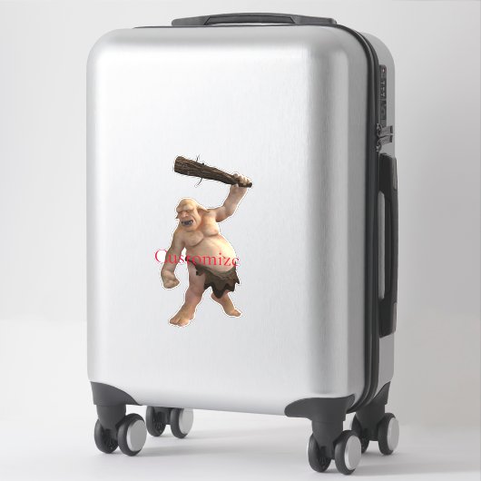 Sticker Troll moche Thunder_Cove (Sur valise)