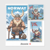 Sticker Troll norvégien (Feuille)