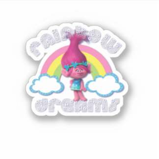 Sticker Trolls Rainbow Dreams Poppy