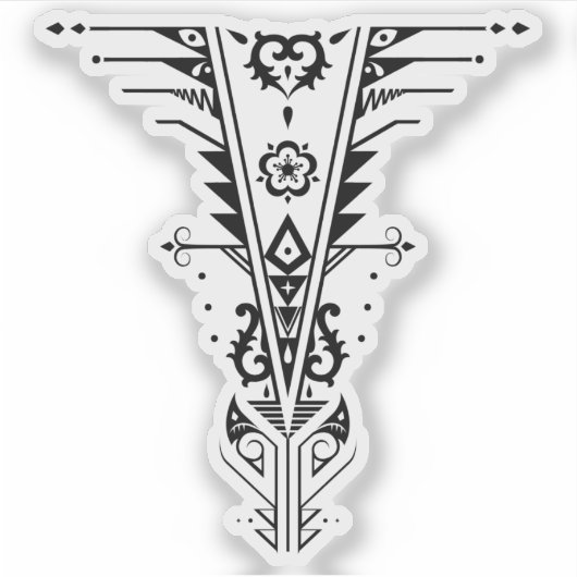 Sticker trompe de trichotomie (Devant)