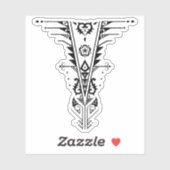 Sticker trompe de trichotomie (Feuille)