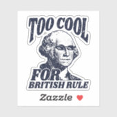 Sticker Trop Cool Pour La Règle Bleue (Feuille)