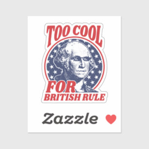 Sticker Trop Cool Pour La Règle Britannique