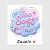 Sticker Trop Douce Pour Cela Rêveur (Feuille)