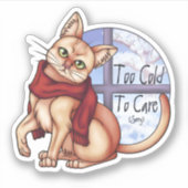 Sticker Trop froid (Devant)