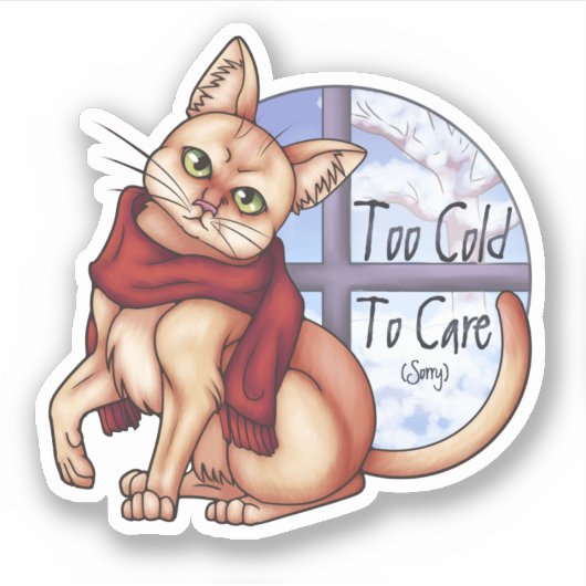 Sticker Trop froid (Devant)