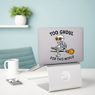 Sticker Trop gothique pour ce monde