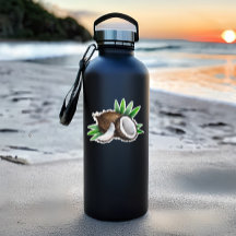 Sticker Tropical Coconut Die-Cut | Sticker à la no