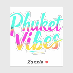 Sticker Tropical Phuket vibes 