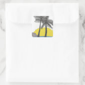 Sticker tropische palmboom (Tas)