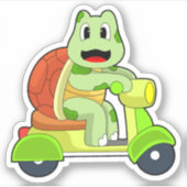 Sticker Trottinette Tortue (Devant)