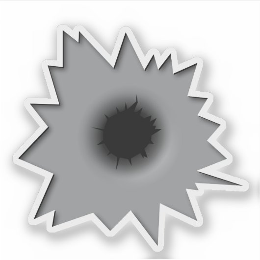 Sticker Trou de puce (Devant)