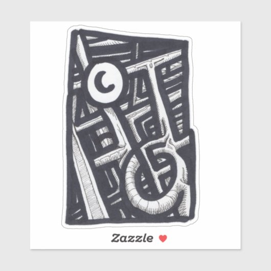 Sticker Trou en un ? (Feuille)