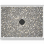 Sticker Trou Noir Supermassif Au Milieu D'Une Galaxie. (Devant)