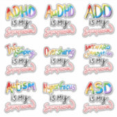 Sticker Troubles neuronaux et talents (Devant)