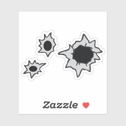 Sticker Trous de puces (Feuille)