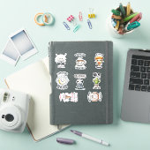 Sticker Trousse d'autocollant de devis amusant (Couverture iPad)