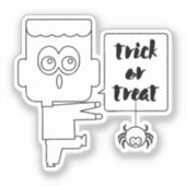 Sticker Truco o trato (Recto)