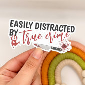 Sticker True Crime Shows Lover Funny Gift