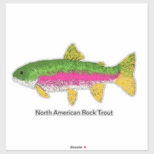 Sticker Truite rocheuse nord-américaine